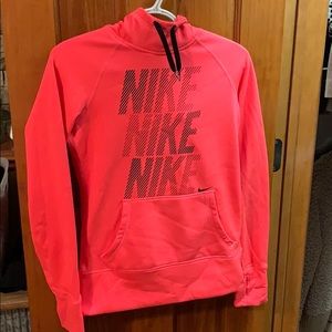 Hot pink Nike Therma-Fit Hoodie